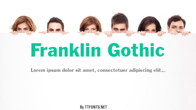 Franklin Gothic example